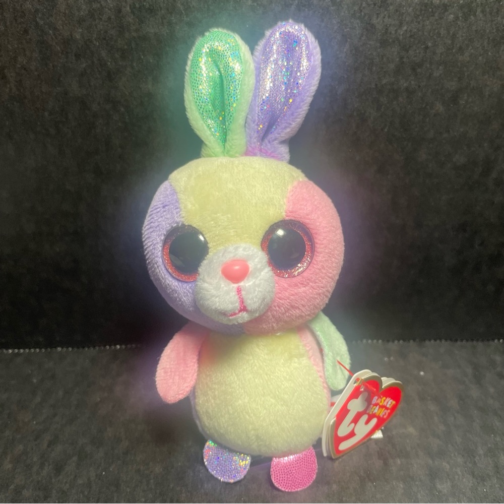 BNWT GREAT ADD ON BNWT TY BASKET BEANIES BLOOM BUNNY 5” PRICE FIRM NO DISCOUNTS